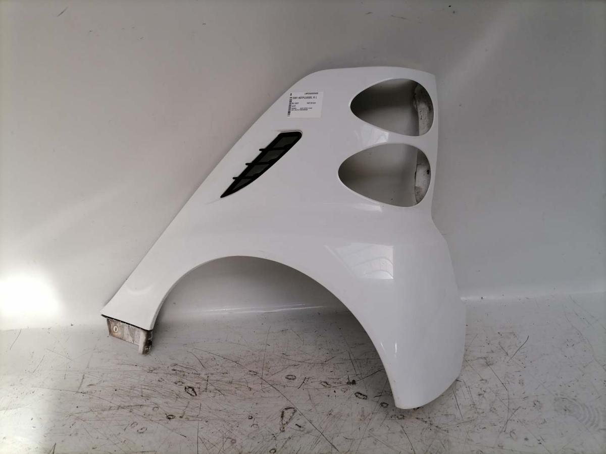 Smart Fortwo 451 Coupe original Kotfl&uuml;gel Seitenteil hinten links wei&szlig; BJ07